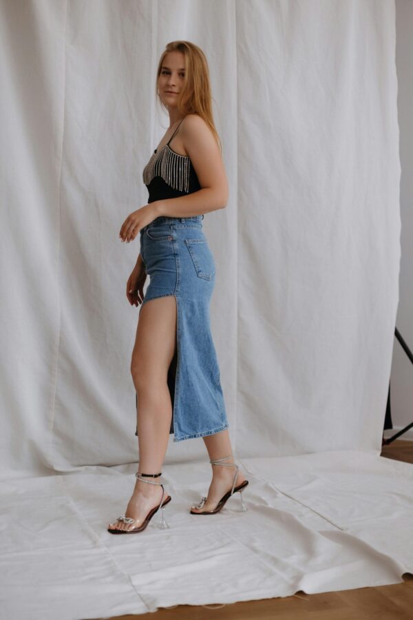 Falda Boxy